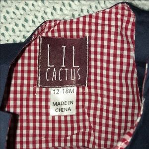 Lil cactus adorable outfit with smocked